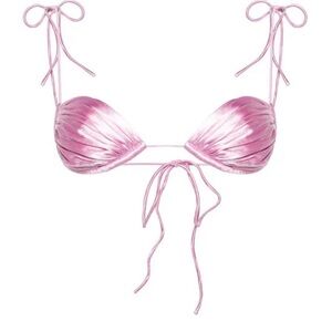 New Season Isa Boulder Fourht bikini top triangle pink peach